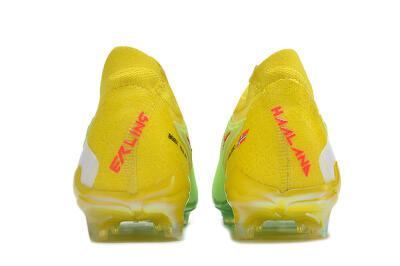 Unisex Nike Phantom GX Elite FG Firm Ground Low-Tops Football Boots - Yellow/Green/Black/Red