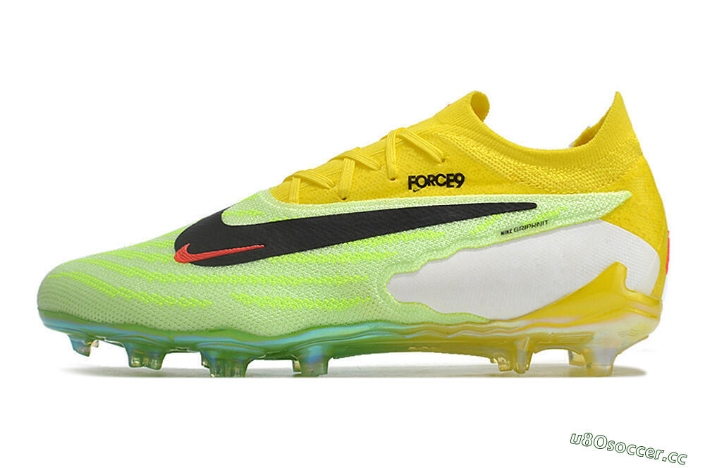 Unisex Nike Phantom GX Elite FG Firm Ground Low-Tops Football Boots - Yellow/Green/Black/Red 0