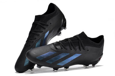 Men's Adidas X Speedportal .1 2022 World Cup FG Firm Ground Low-Tops Football Boots - Black/Blue