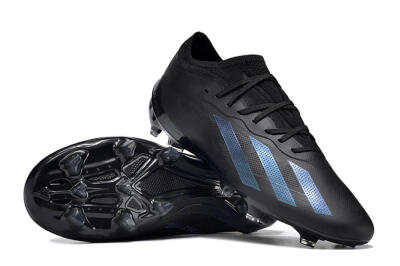 Men's Adidas X Speedportal .1 2022 World Cup FG Firm Ground Low-Tops Football Boots - Black/Blue