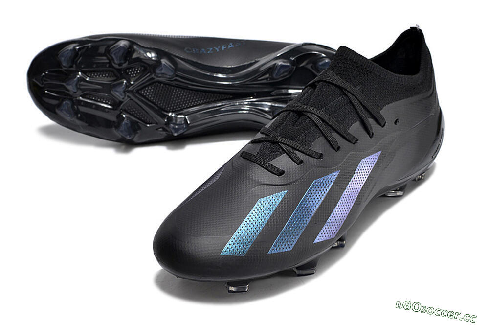 Men's Adidas X Speedportal .1 2022 World Cup FG Firm Ground Low-Tops Football Boots - Black/Blue 3