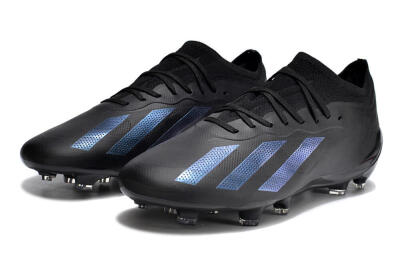 Men's Adidas X Speedportal .1 2022 World Cup FG Firm Ground Low-Tops Football Boots - Black/Blue