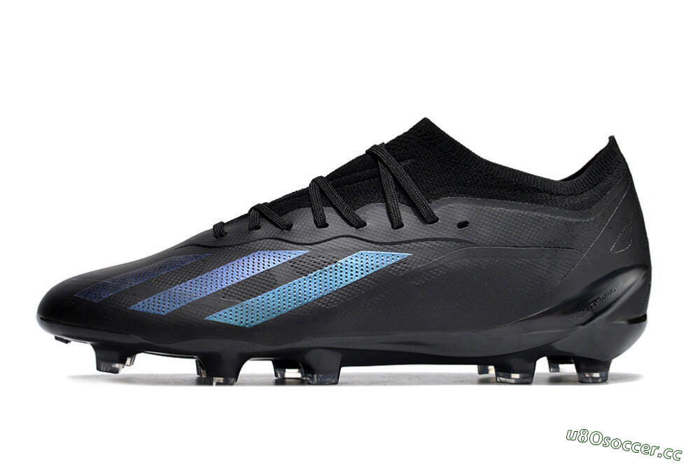 Men's Adidas X Speedportal .1 2022 World Cup FG Firm Ground Low-Tops Football Boots - Black/Blue 0