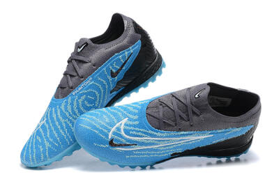 Men's Nike Phantom GX Elite TF Artificial Turf Low-Tops Football Shoes - Blue/White/Black