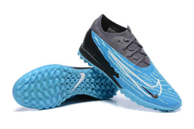 Men's Nike Phantom GX Elite TF Artificial Turf Low-Tops Football Shoes - Blue/White/Black
