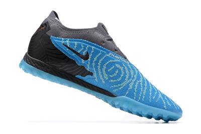Men's Nike Phantom GX Elite TF Artificial Turf Low-Tops Football Shoes - Blue/White/Black