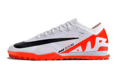 Men's Nike Air Zoom Mercurial Vapor 15 Elite IC Indoor & Futsal Low-Tops Football Shoes - White/Black/Red