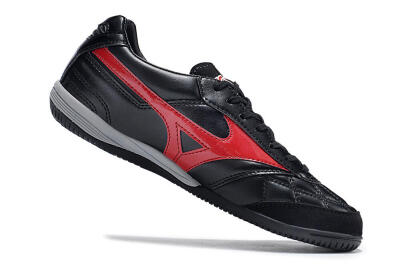Men's Mizuno Morelia Sala Japn IC Indoor & Futsal Low-Tops Football Shoes - Black/Red/White