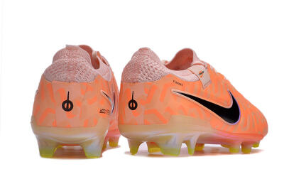Men's Nike Tiempo Legend 10 Elite FG Firm Ground Low-Tops Football Boots - Orange/Black/Purple