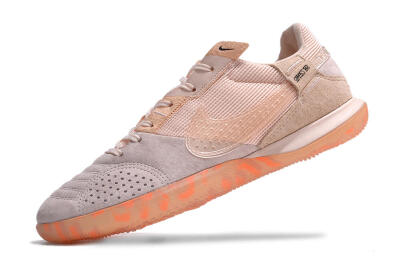 Men's Nike Street Gato IC Indoor & Futsal Low-Tops Football Shoes - Pink/Grey