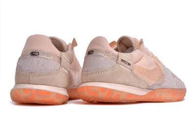 Men's Nike Street Gato IC Indoor & Futsal Low-Tops Football Shoes - Pink/Grey