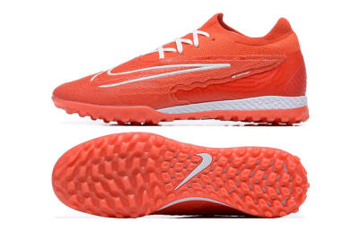 Men's Nike Phantom GX Elite TF Artificial Turf Low-Tops Football Shoes - Red/White