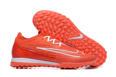 Men's Nike Phantom GX Elite TF Artificial Turf Low-Tops Football Shoes - Red/White