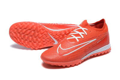 Men's Nike Phantom GX Elite TF Artificial Turf Low-Tops Football Shoes - Red/White