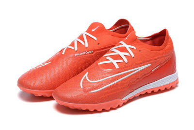 Men's Nike Phantom GX Elite TF Artificial Turf Low-Tops Football Shoes - Red/White