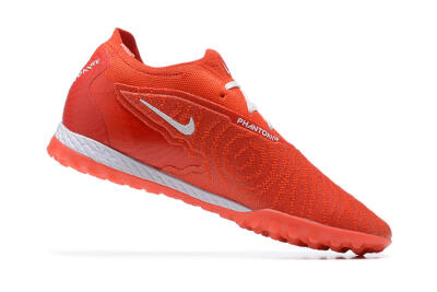 Men's Nike Phantom GX Elite TF Artificial Turf Low-Tops Football Shoes - Red/White