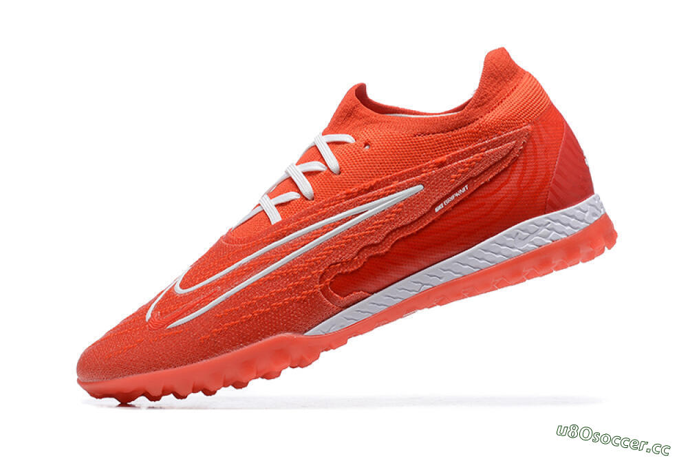 Men's Nike Phantom GX Elite TF Artificial Turf Low-Tops Football Shoes - Red/White 8