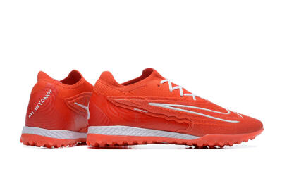 Men's Nike Phantom GX Elite TF Artificial Turf Low-Tops Football Shoes - Red/White