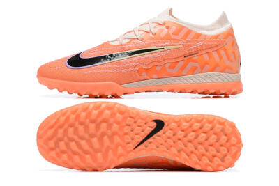 Men's Nike Phantom GX Elite TF Artificial Turf Low-Tops Football Shoes - Orange/Black/Purple