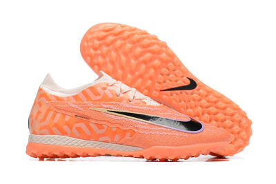 Men's Nike Phantom GX Elite TF Artificial Turf Low-Tops Football Shoes - Orange/Black/Purple