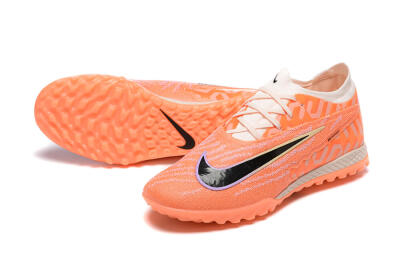 Men's Nike Phantom GX Elite TF Artificial Turf Low-Tops Football Shoes - Orange/Black/Purple