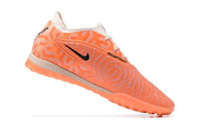 Men's Nike Phantom GX Elite TF Artificial Turf Low-Tops Football Shoes - Orange/Black/Purple