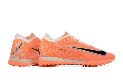 Men's Nike Phantom GX Elite TF Artificial Turf Low-Tops Football Shoes - Orange/Black/Purple