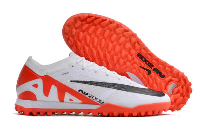 Unisex Nike Mercurial Vapor 15 Elite TF Artificial Turf Low-Tops Football Shoes - White/Black/Red