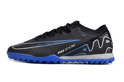 Unisex Nike Mercurial Vapor 15 Elite TF Artificial Turf Low-Tops Football Shoes - Black/Blue