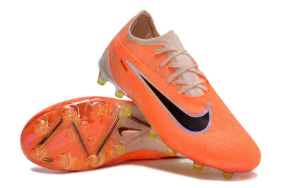 Men's Nike Phantom GX Elite AG Artificial Grass Low-Tops Football Boots - Orange/Black/White