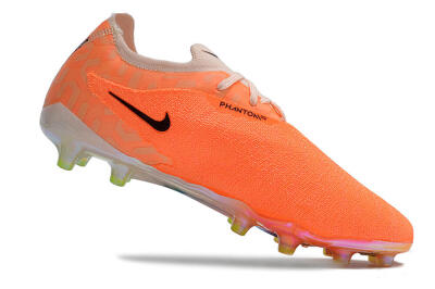 Men's Nike Phantom GX Elite AG Artificial Grass Low-Tops Football Boots - Orange/Black/White