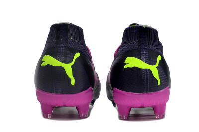 Men's Puma Future Ultimate FG Firm Ground Low-Tops Football Boots - Purple/Pink/Green