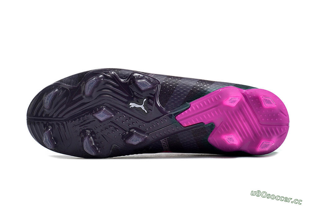Men's Puma Future Ultimate FG Firm Ground Low-Tops Football Boots - Purple/Pink/Green 6