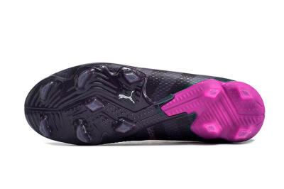 Men's Puma Future Ultimate FG Firm Ground Low-Tops Football Boots - Purple/Pink/Green