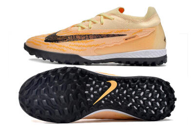 Unisex Nike Phantom GX Elite TF Artificial Turf Low-Tops Football Shoes - Pink/Black/Brown