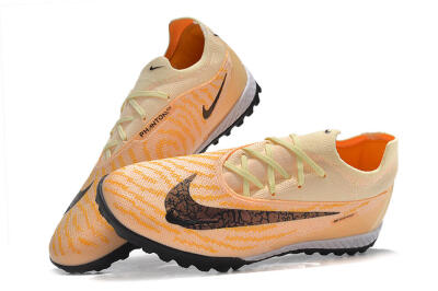 Unisex Nike Phantom GX Elite TF Artificial Turf Low-Tops Football Shoes - Pink/Black/Brown