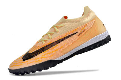 Unisex Nike Phantom GX Elite TF Artificial Turf Low-Tops Football Shoes - Pink/Black/Brown