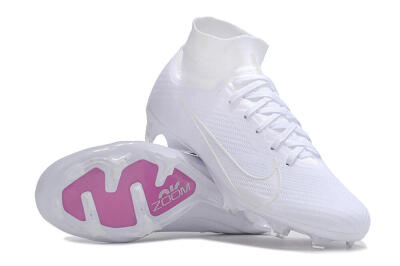 Unisex Nike Air Zoom Mercurial Superfly 9 Elite Change Color In Sunlight FG Firm Ground High-Tops Football Boots - White/Purple