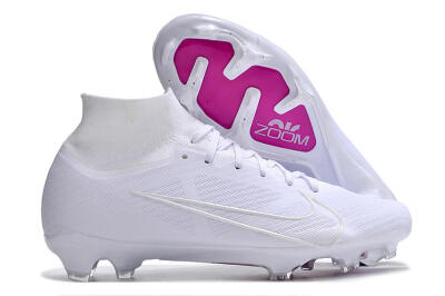 Unisex Nike Air Zoom Mercurial Superfly 9 Elite Change Color In Sunlight FG Firm Ground High-Tops Football Boots - White/Purple