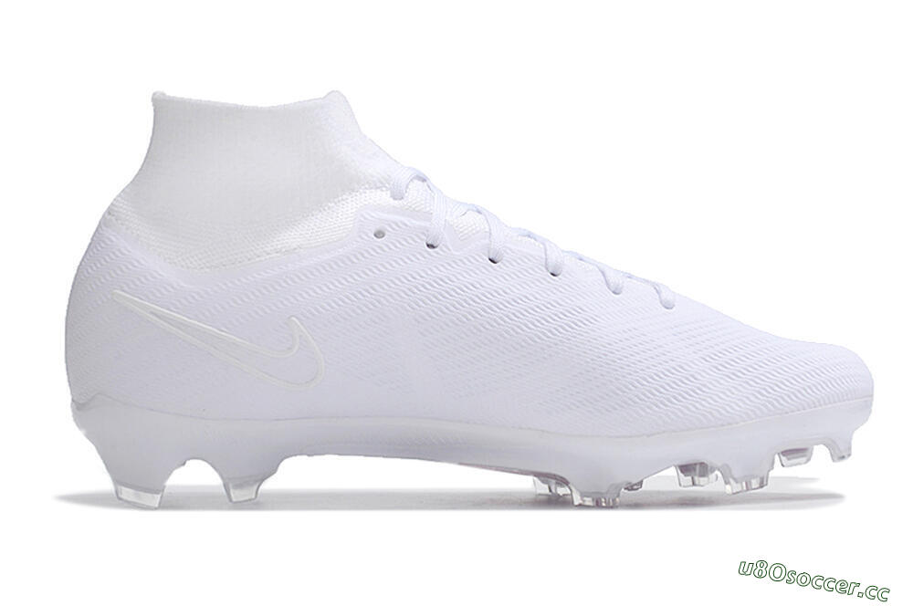 Unisex Nike Air Zoom Mercurial Superfly 9 Elite Change Color In Sunlight FG Firm Ground High-Tops Football Boots - White/Purple 5