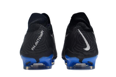 Men's Nike Phantom GX Elite FG Firm Ground Low-Tops Football Boots - Black/Grey/Blue