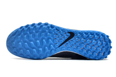 Unisex Nike Phantom GX Elite DF Link TF Artificial Turf High-Tops Football Shoes - Black/Blue/White