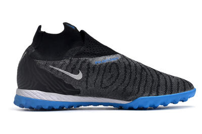 Unisex Nike Phantom GX Elite DF Link TF Artificial Turf High-Tops Football Shoes - Black/Blue/White