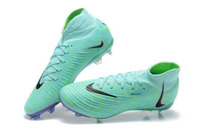 Men's Nike Phantom Luna Elite FG Firm Ground High-Tops Football Shoes - Green/Yellow/Black