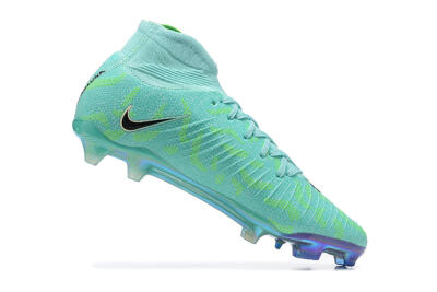 Men's Nike Phantom Luna Elite FG Firm Ground High-Tops Football Shoes - Green/Yellow/Black