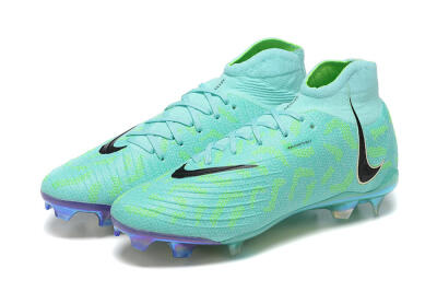 Men's Nike Phantom Luna Elite FG Firm Ground High-Tops Football Shoes - Green/Yellow/Black