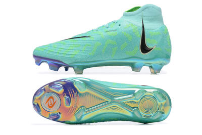 Men's Nike Phantom Luna Elite FG Firm Ground High-Tops Football Shoes - Green/Yellow/Black