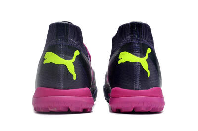 Men's Puma Ultra Ultimate TF Artificial Turf Low-Tops Football Shoes - Purple/Pink/Yellow