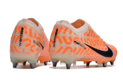 Men's Nike Air Zoom Mercurial Vapor XV Elite SG Soft Ground Low-Tops Football Boots - Orange/Black/Purple