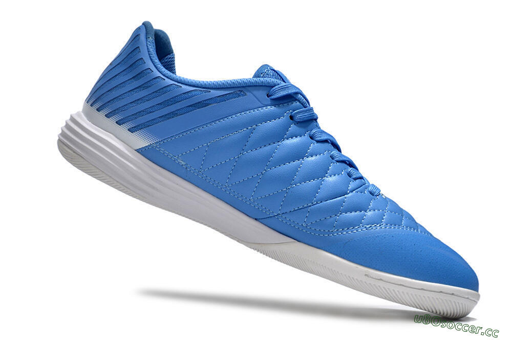 Men's Nike Lunar Gato 2 IC Indoor & Futsal Low-Tops Football Shoes - Blue/White 5